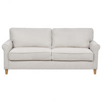 3-SITZER-SOFA Stoff helles Beige Ronneby - Hellbraun/Beige, Textil (190/88/78cm) - Beliani