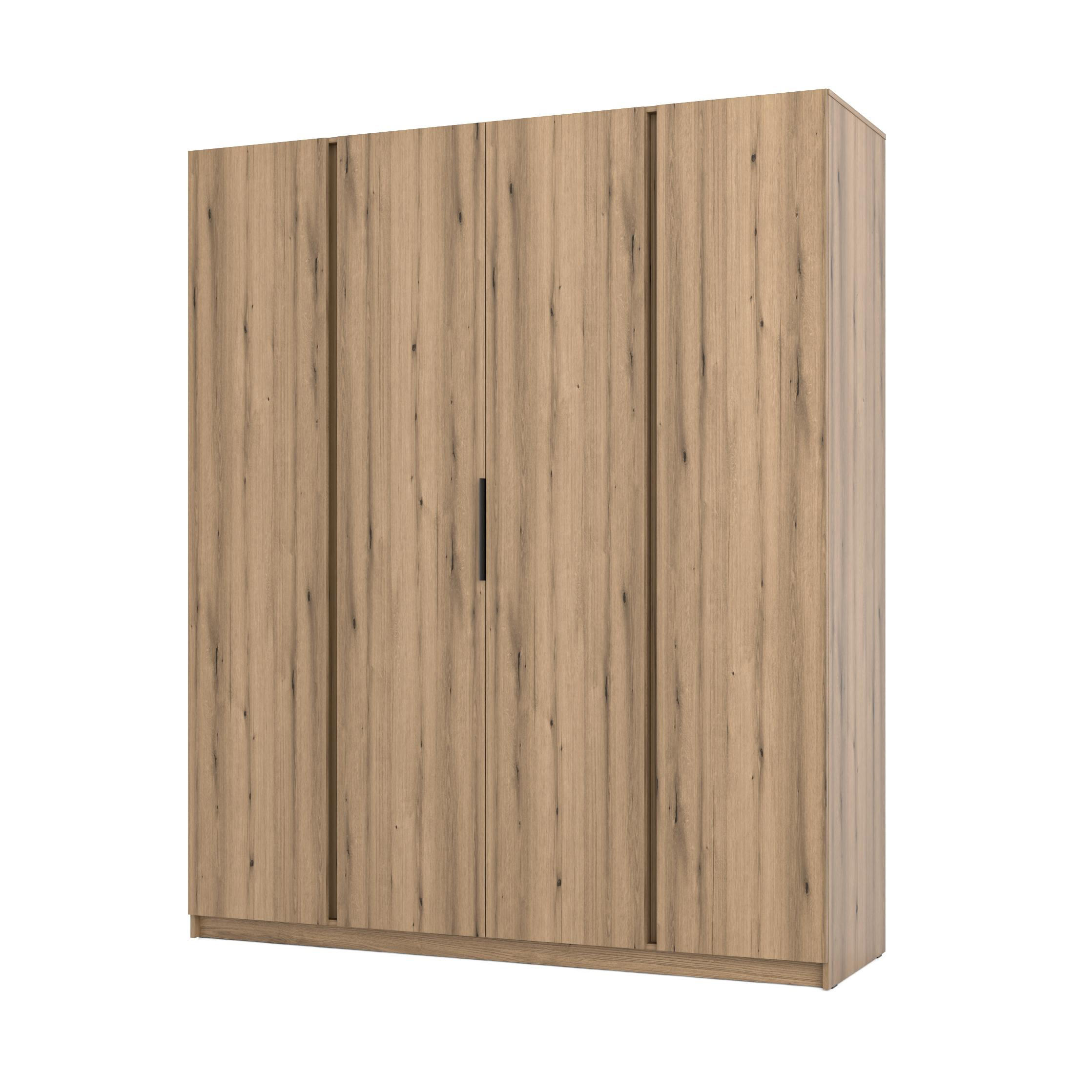 AX Living Kleiderschrank Eiche 200x239x61.9 cm