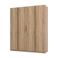 KLEIDERSCHRANK Nehir Eiche Evoke 200 cm - 4T Modern - Eichefarben, Holzwerkstoff/Kunststoff (200/239/61.9cm) - AX Living