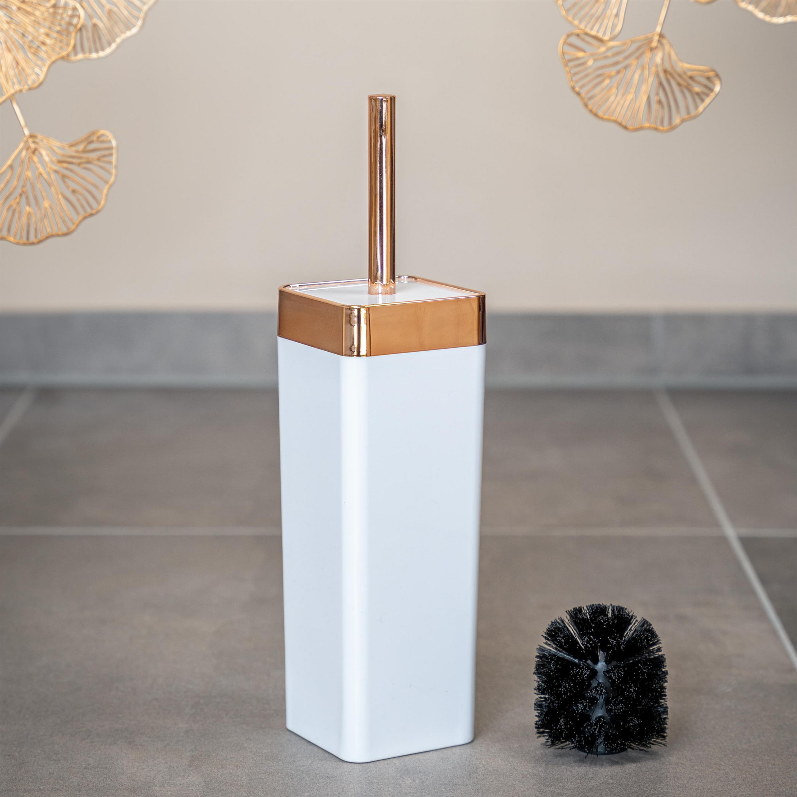 WC-GARNITUR SAVONA, weiß - Weiß, Kunststoff (9.5/37/9.5cm) - bremermann