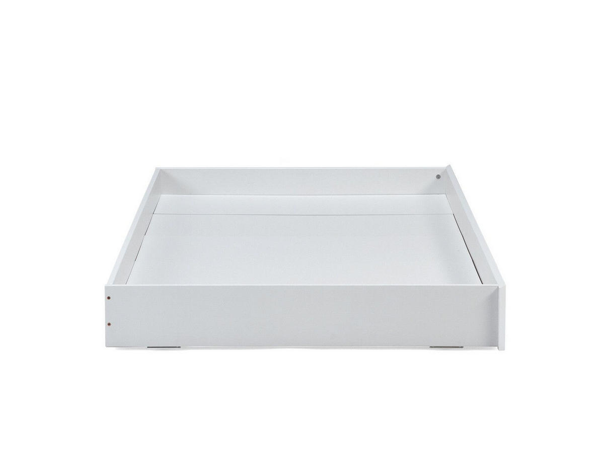 SCHUBLADE für Bett 12020008 Tjörn grifflos - Weiß, Holz (205/16/95cm) - TPFLiving