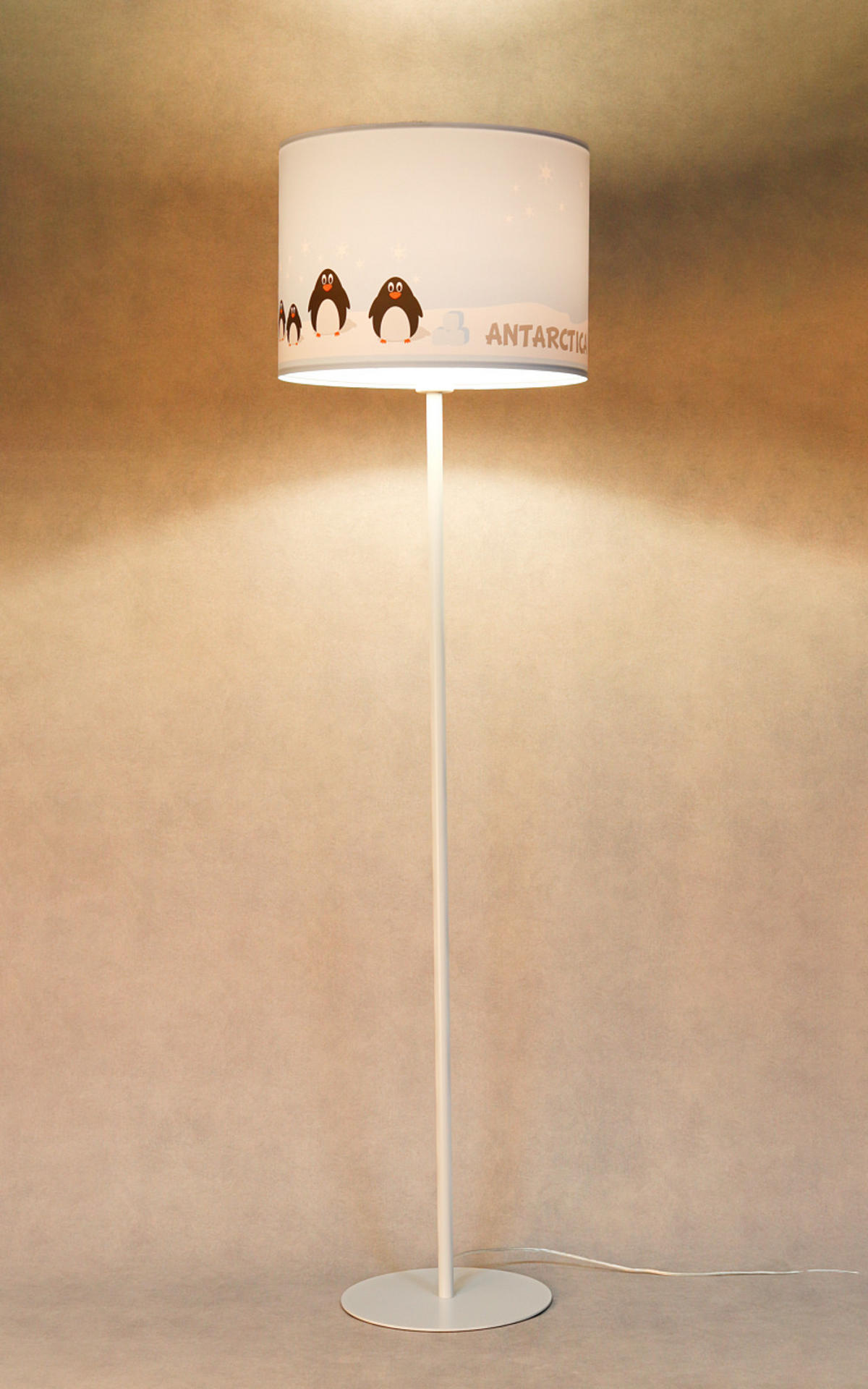 STEHLAMPE Bunt 40/30 cm - Multicolor/Weiß, Kunststoff (30/3.8/30cm) - ONZENO