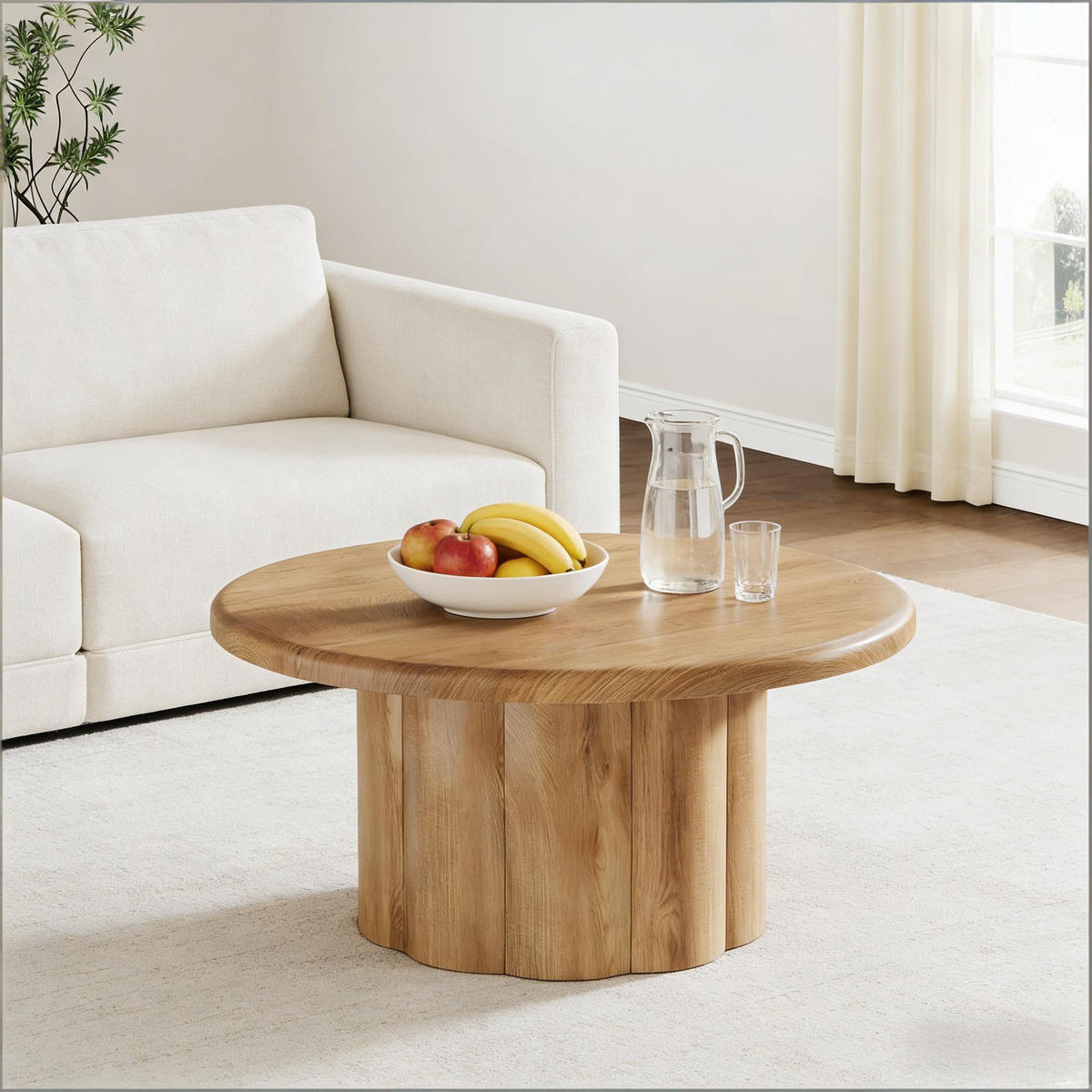 COUCHTISCH Braun 80/80/45.5 cm - Braun, Holzwerkstoff (80/80/45.5cm) - PANGIVO