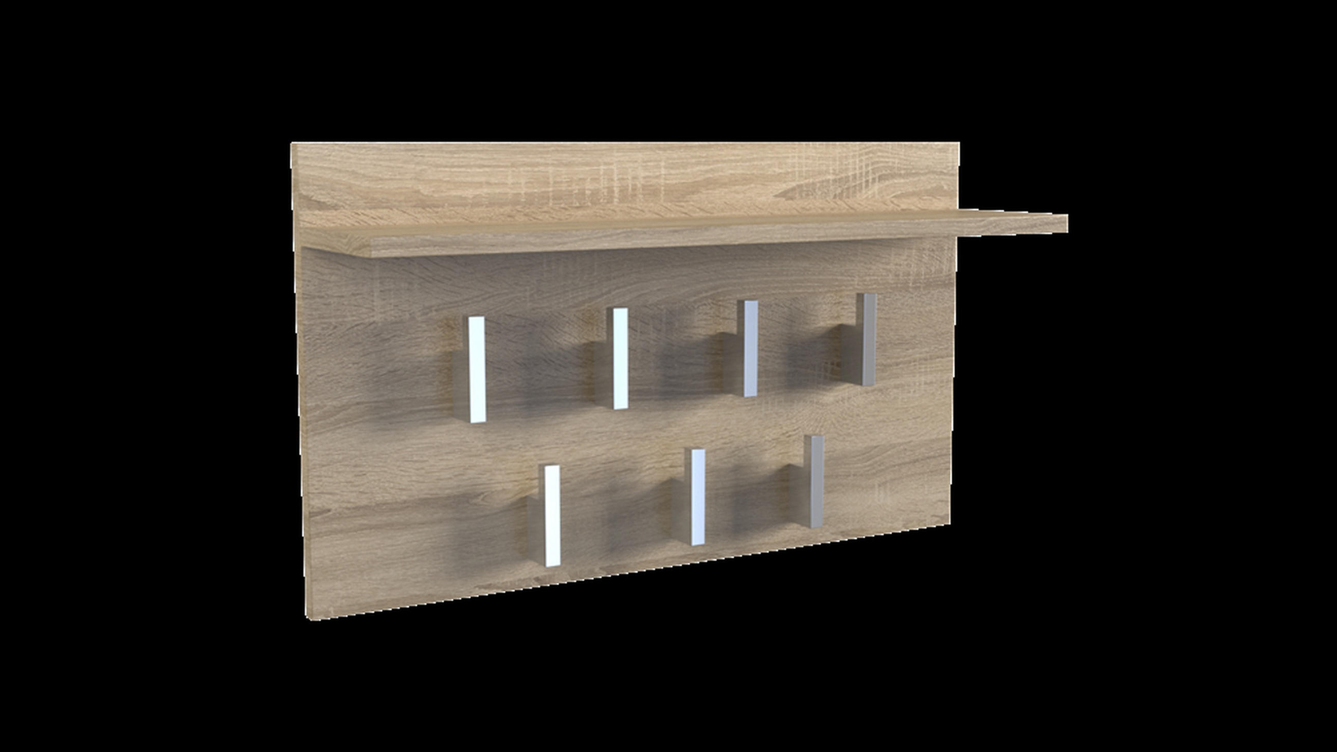 NÁSTĚNNÁ VĚŠÁKOVÁ SKŘÍŇ Sonoma 70/40/20 - Sonoma dub, kompozitní dřevo (70/40/20cm) - RAUMHIRSCH FURNITURE