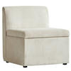 SOFA Samt Beige - Beige, Textil (60/68/60cm) - Nordlys