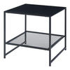 BEISTELLTISCH Ruokolahti - Schwarz, Metall (51/51/51cm) - [en.casa]