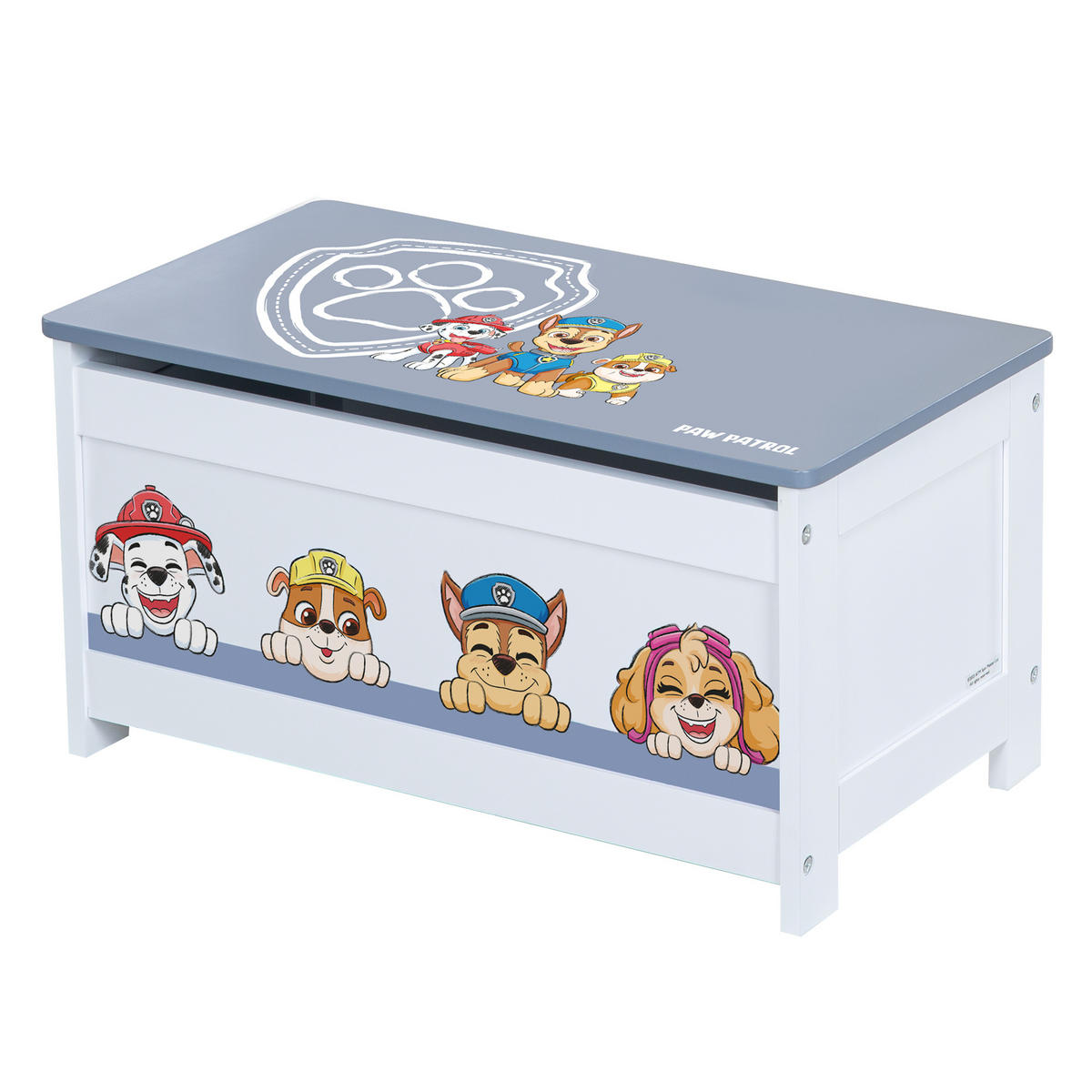 SPIELZEUGTRUHE Paw Patrol - Multicolor, Holzwerkstoff (60/32cm) - Roba