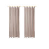 SCHLAUFENSCHAL Evi 2er Set taupe - Taupe, Textil (135/245/245cm) - Magma Heimtexx
