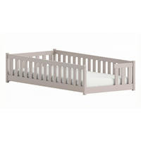 BODENBETT mit Matratze 90x200 cm in Kaschmir - Kaschmir, Holz (90/200cm) - Kids Collective