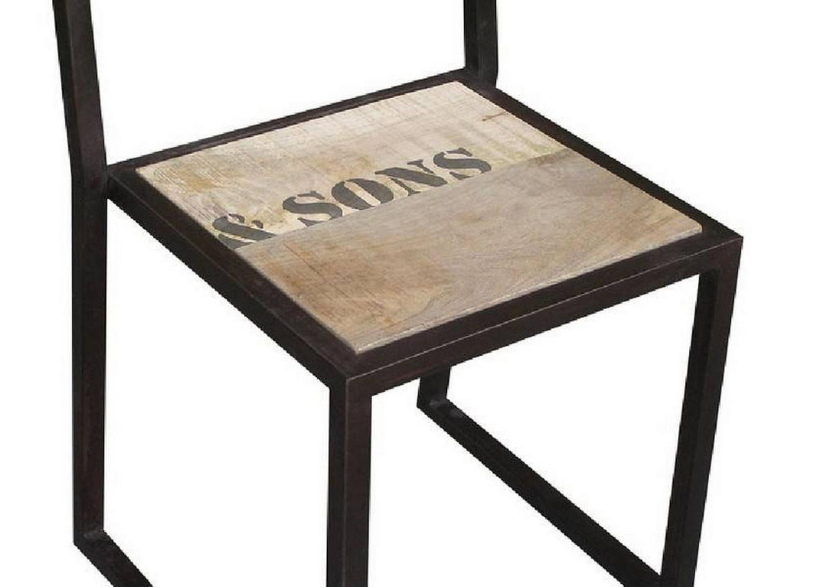 STUHL Massivholz 45 x 46 x 92 cm natur FACTORY #109 - Naturfarben, Holz (45/92/46cm) - Massivmoebel24