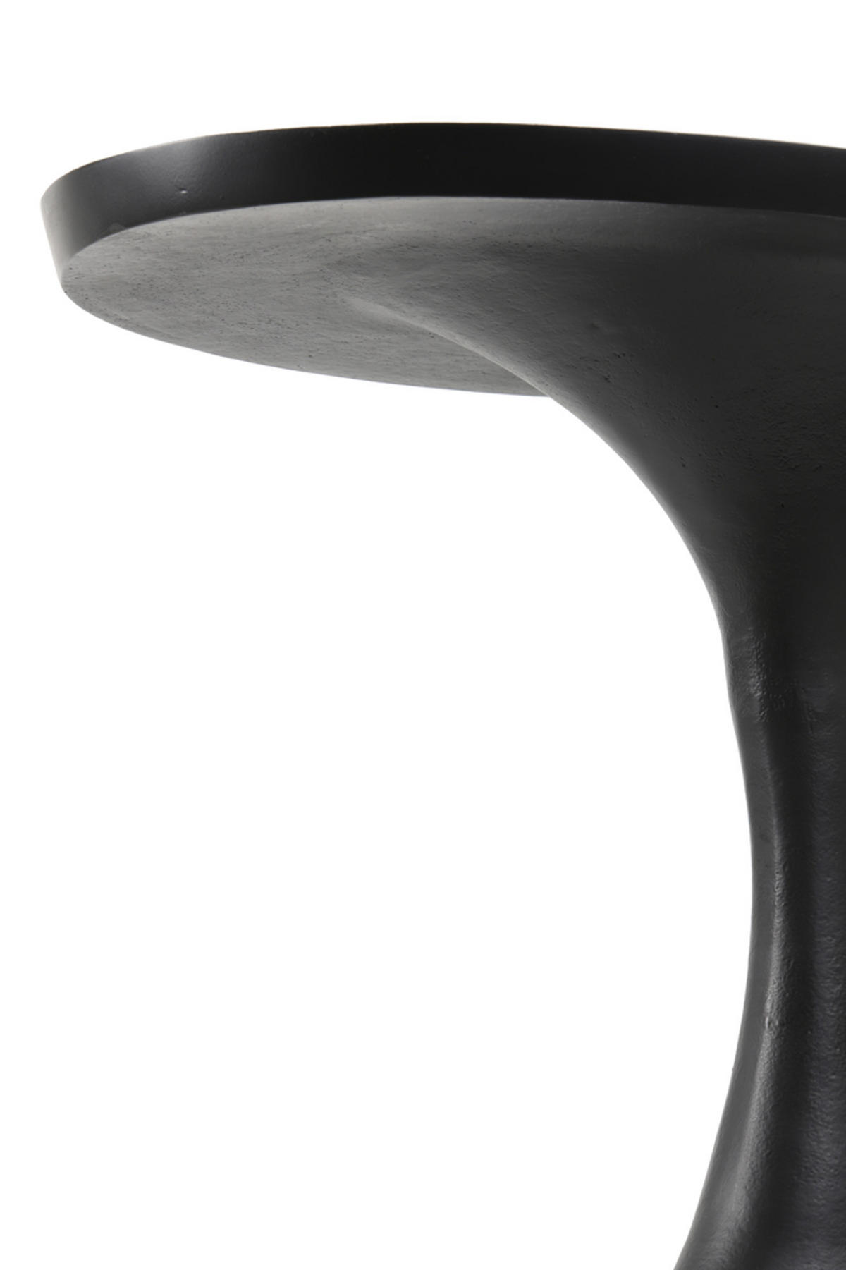 BEISTELLTISCH Macau Schwarz 40/33/61 cm - Schwarz, Metall (40/33/61cm) - Light & Living