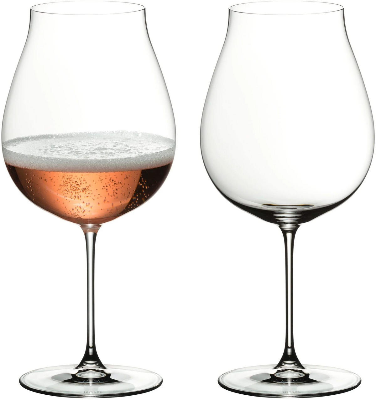 ROSÉGLAS Veritas New World Pinot Noir , 2er Set, Hochwertiges Glas, 800 ml - Transparent, Glas (0.8L) - Riedel