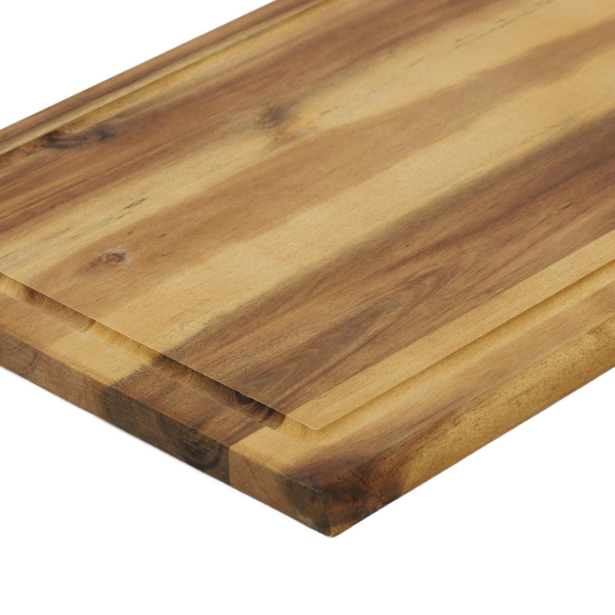 SCHNEIDEBRETT aus Akazienholz 40/26/1,5 cm - Braun, Holz (26/40cm) - Kesper