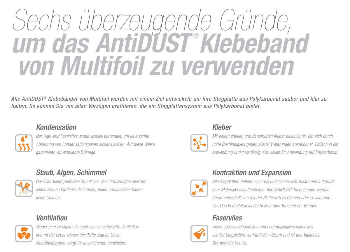 MEMBRAN Filterband AD4528 für die untere Öffnung von Stegplatten 33m x 28mm - Grau, Kunststoff (330/1/1cm) - QUICK STAR