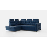 ECKSOFA Wendie - Dunkelblau, Holzwerkstoff/Textil (200/250cm) - Fun Möbel