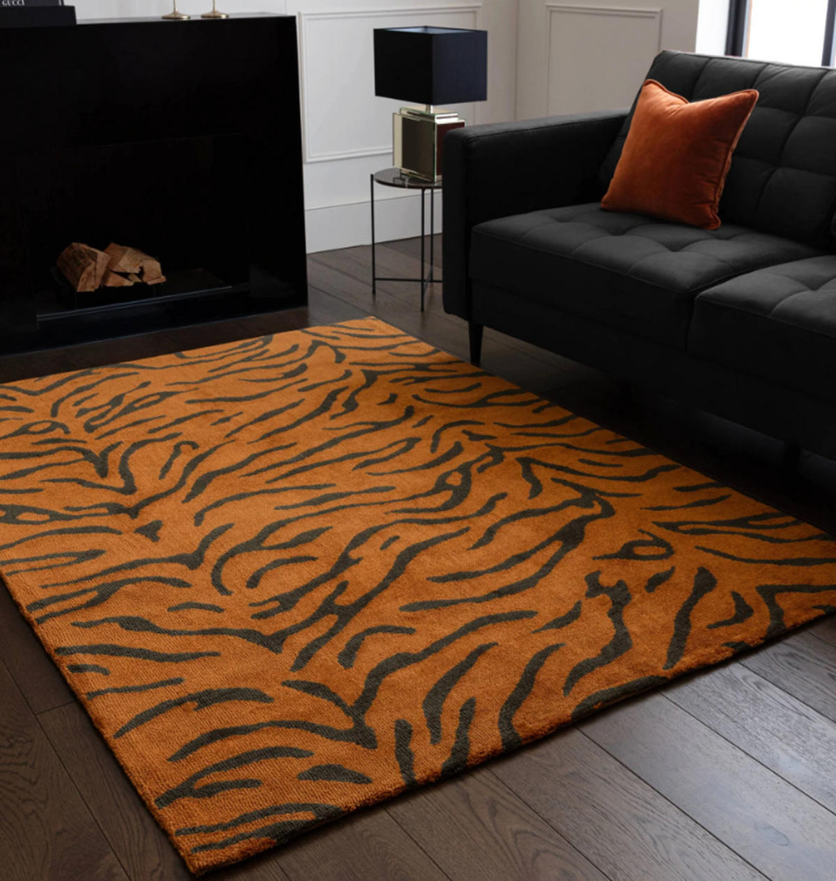 TEPPICH modern Flachgewebe SAVAGE Orange 160 x 230 cm - Orange, Textil (160/230cm) - Novatrend