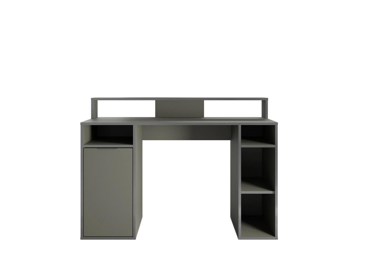 SCHREIBTISCH Graphit 125/89/55 - Graphitfarben, Holzwerkstoff (55/125/89cm) - RAUMHIRSCH FURNITURE