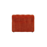 SOFA SITZELEMENT SEPHI Rot Cord - Rot/Schwarz, Kunststoff/Textil (82/62/27cm) - KAWOLA