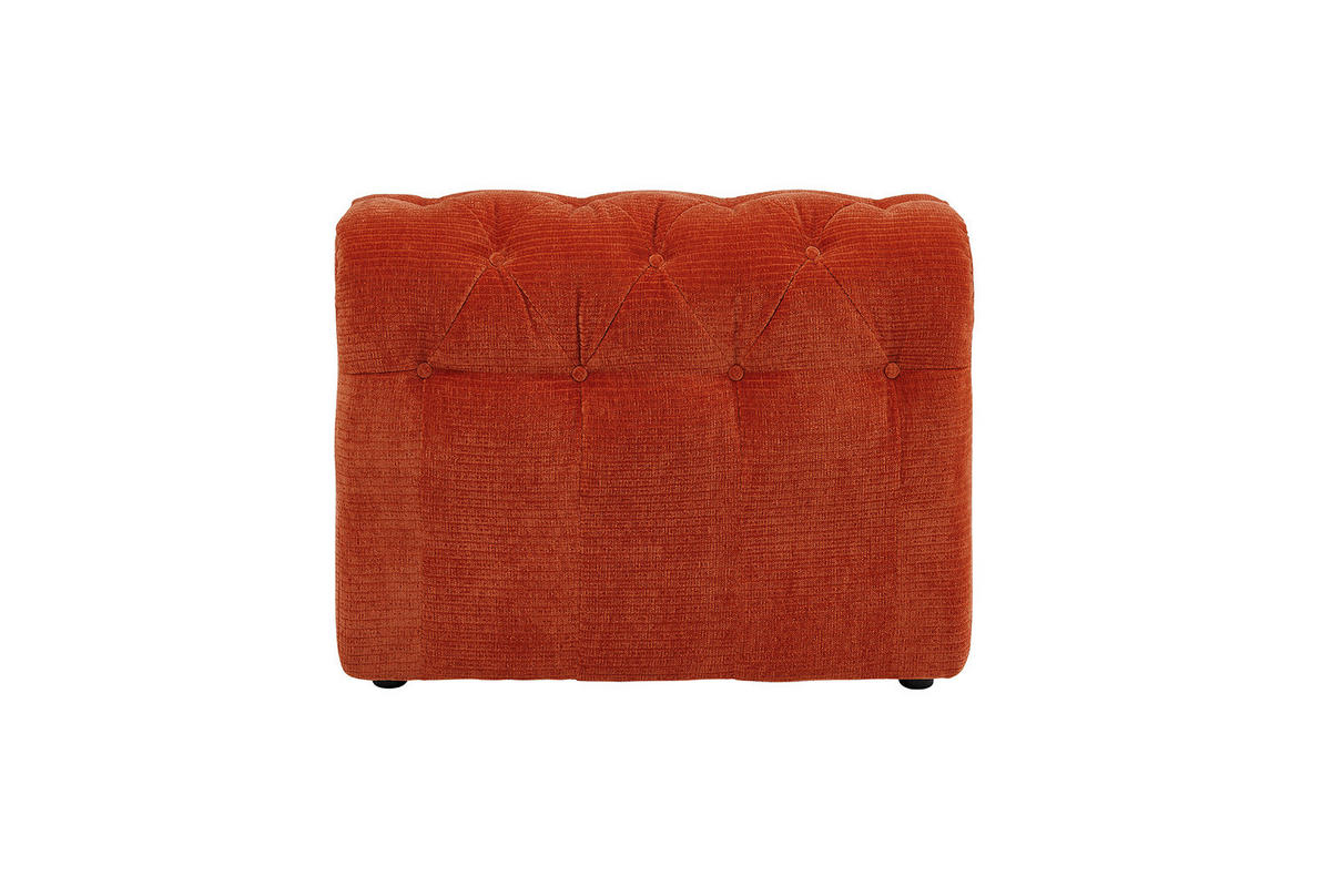 SOFA SITZELEMENT SEPHI Rot Cord - Rot/Schwarz, Kunststoff/Textil (82/62/27cm) - KAWOLA