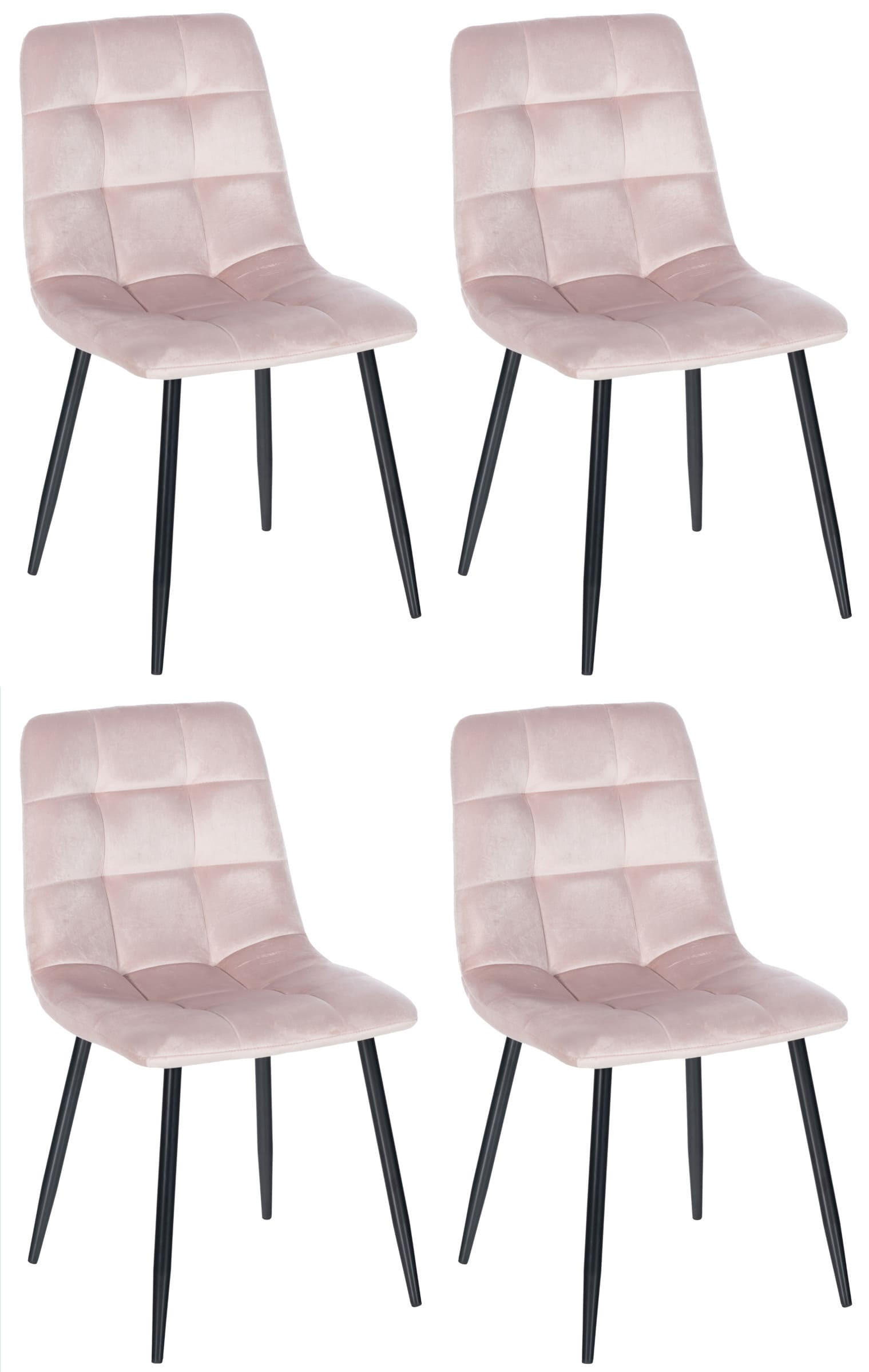 Deluke Esszimmerstühle Pink 45x84x55 cm