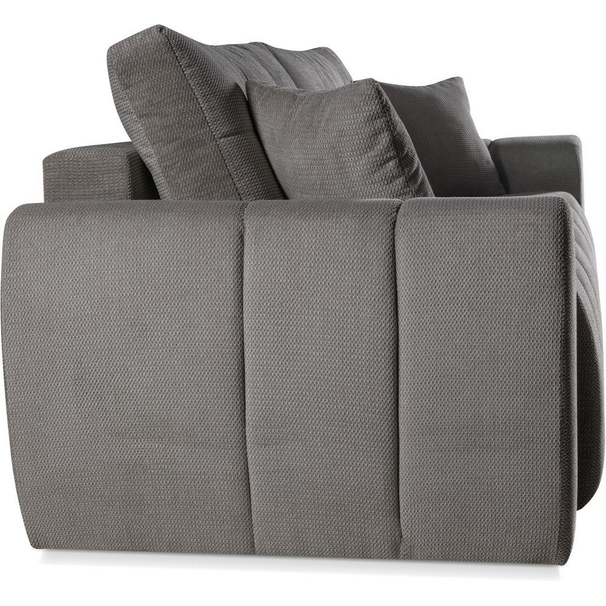 SCHLAFSOFA 3-Sitzer Favi mit Schlaffunktion, Grau - Grau, Textil (263/93/105cm) - Beautysofa