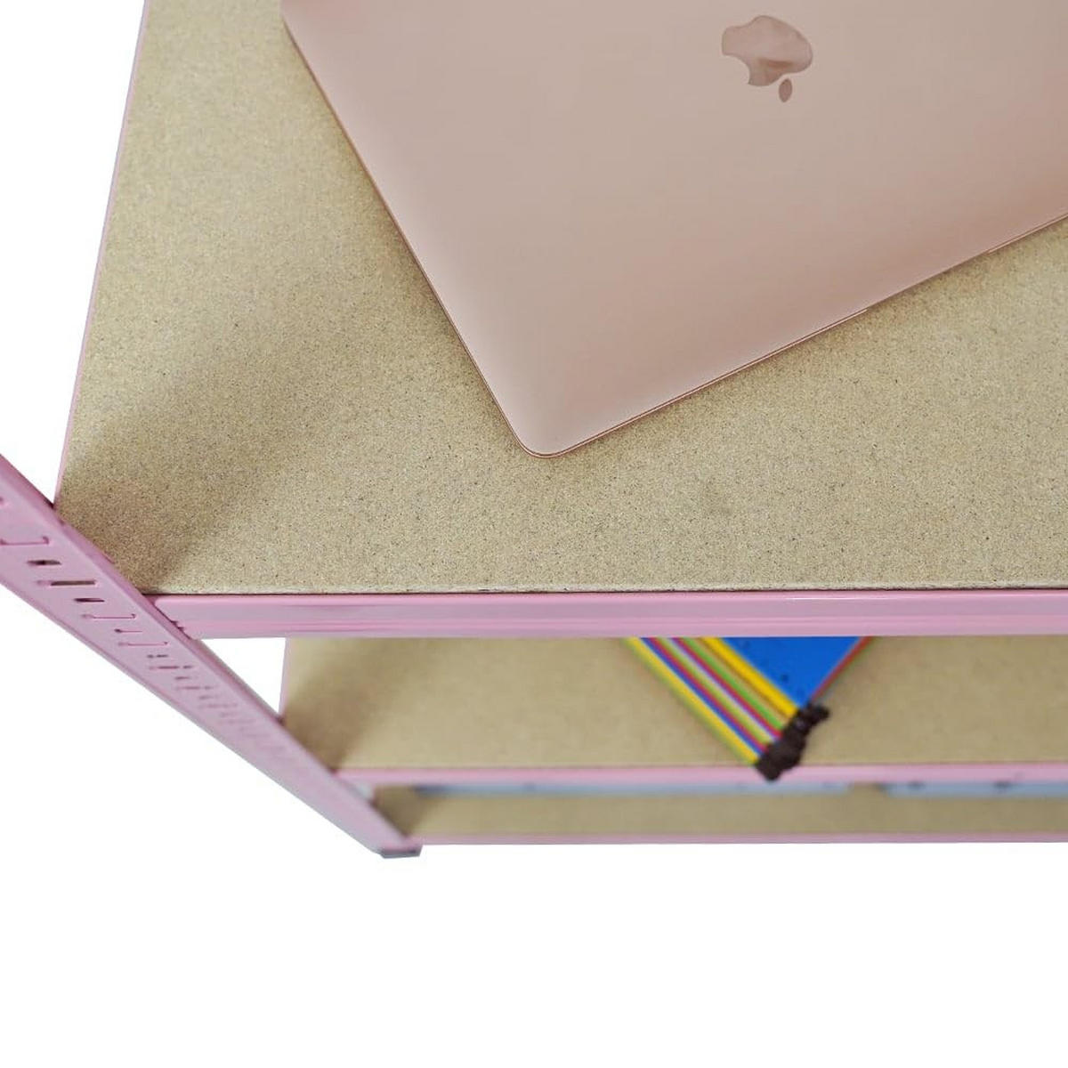 WOHNREGAL Pink Lady 3er-Set mit 3x 180x90x40cm Fachlast 175 kg 5 Ebenen Pink - Pink, Metall (270/180/40cm) - PROREGAL