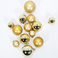 WEIHNACHTSKUGELN verschiedene Größen 60er-Set - Goldfarben, Kunststoff (19/31.5/19cm) - Home Styling Collection