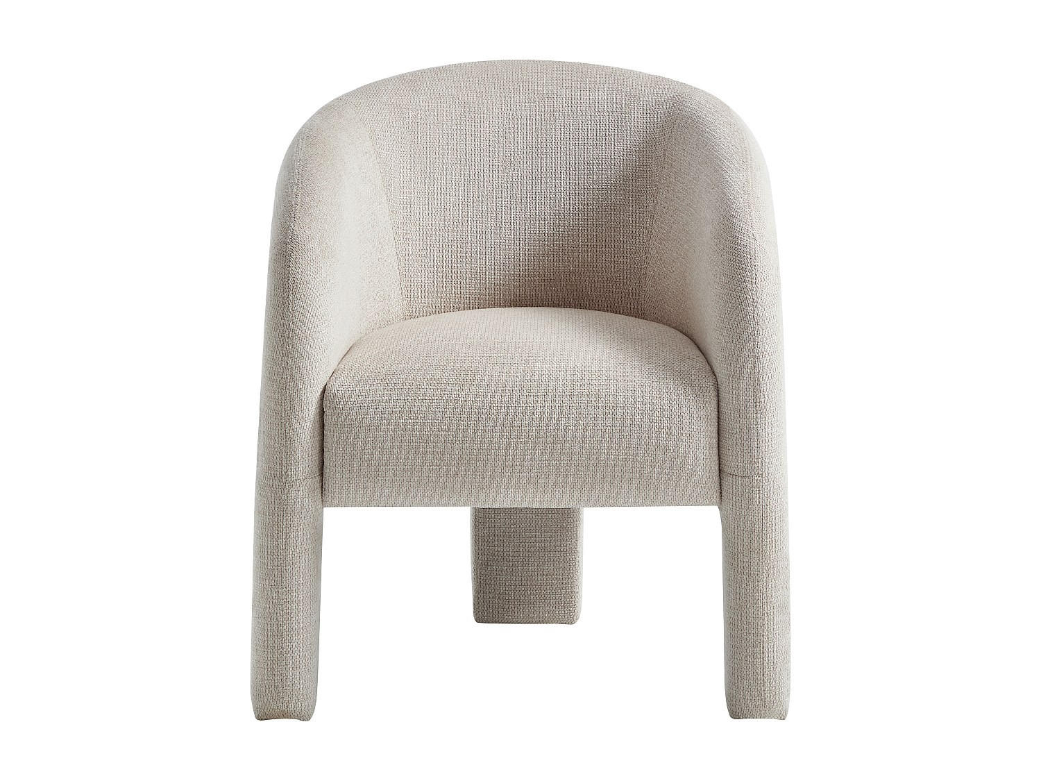 SESSEL mit gerader Rückenlehne - 1 Person - Stoff - Beige - - Beige, Textil (70/81/63cm) - Vente-Unique