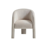 SESSEL mit gerader Rückenlehne - 1 Person - Stoff - Beige - - Beige, Textil (70/81/63cm) - Vente-Unique