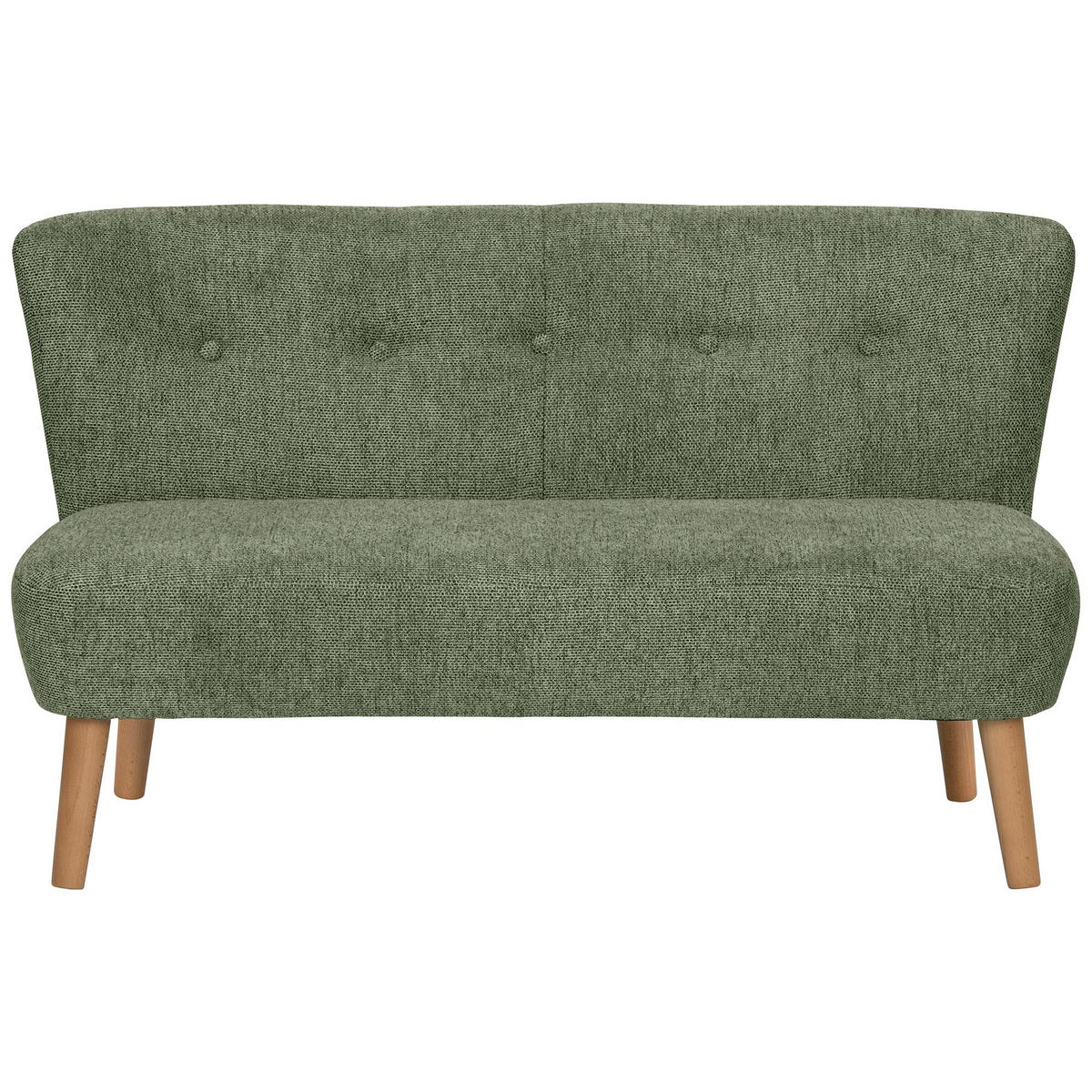 KINDERSOFA 2-Sitzer Katya Flachgewebe grün - Grün, Kunststoff (91/54/50cm) - 58aufmkessel