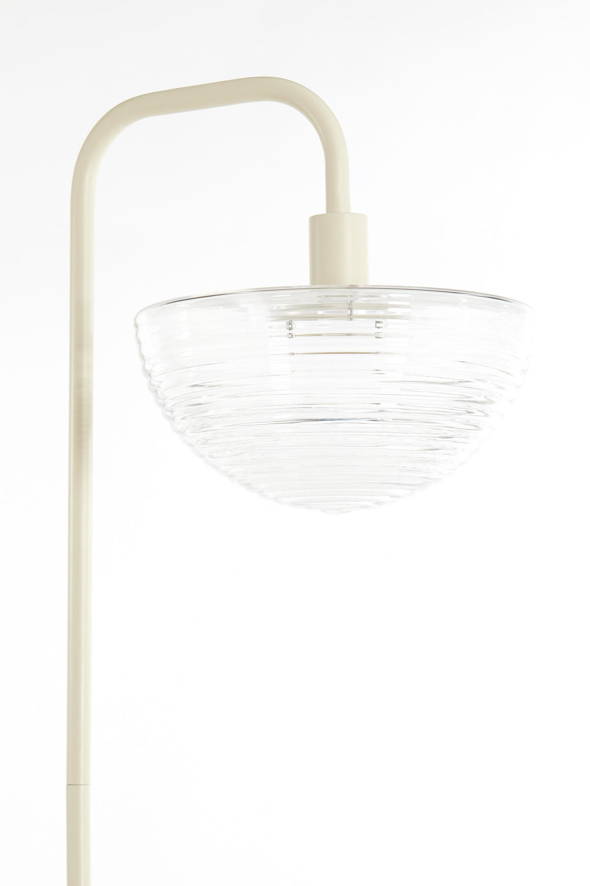 STEHLEUCHTE Baylie Weiß Ø43/165 cm - Weiß, Metall (43/30/165cm) - Light & Living