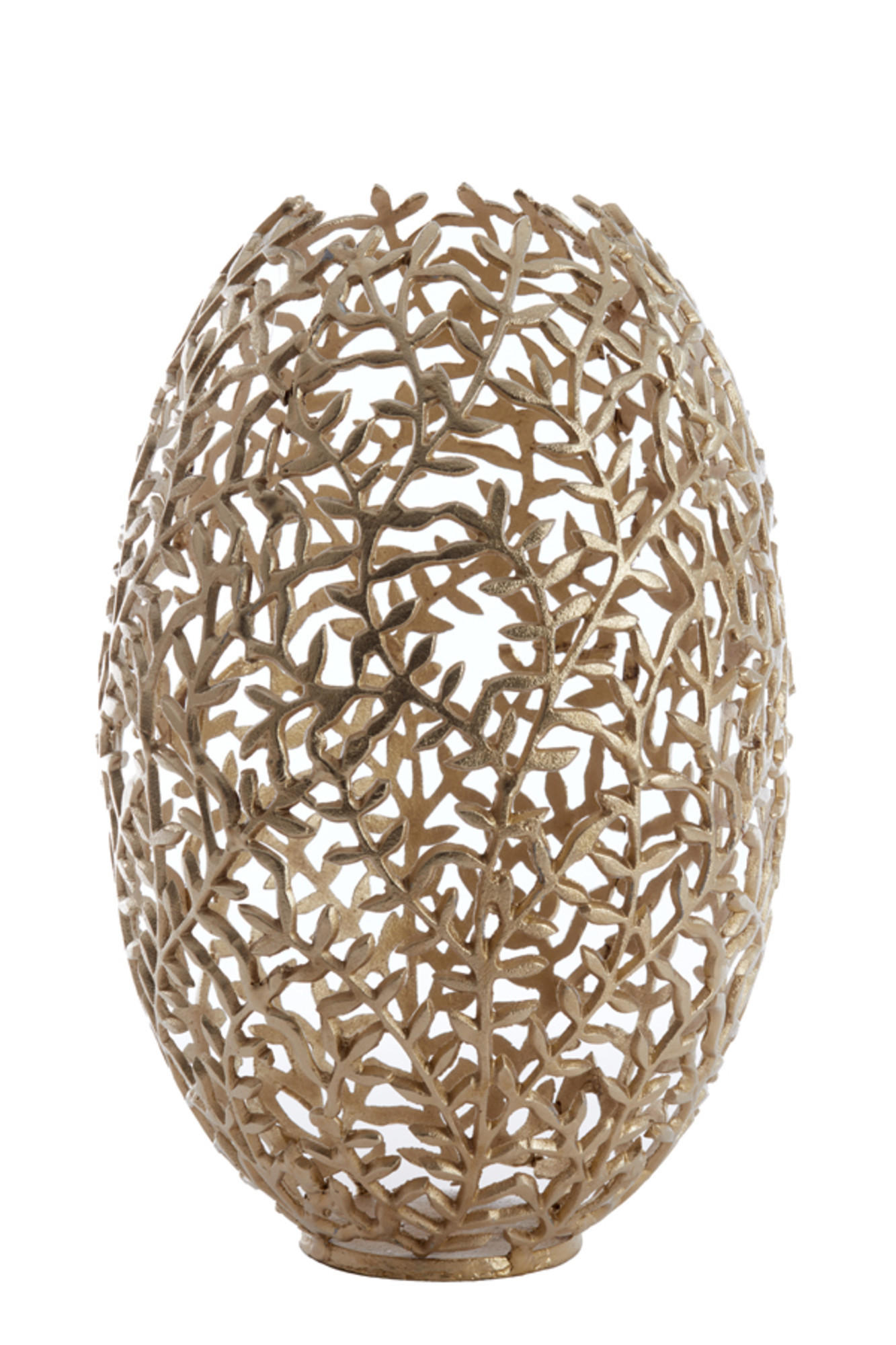 WINDLICHT Famaro Gold Ø33/51 cm - Goldfarben, Metall (33/51/33cm) - Light & Living