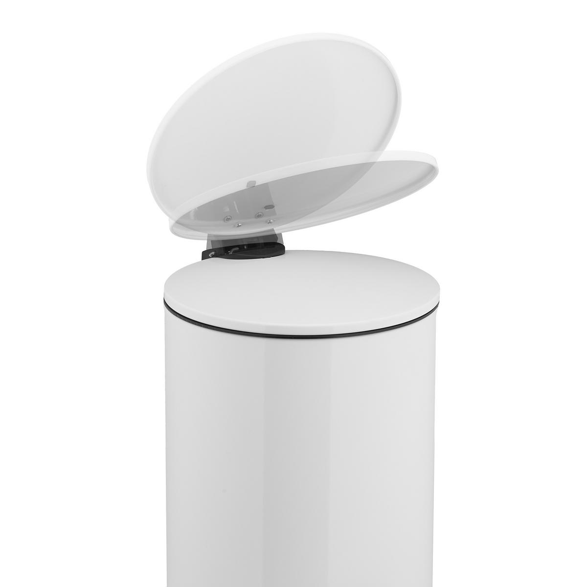 Weiß, Kunststoff/Metall (20.5/26/24cm) - Relaxdays