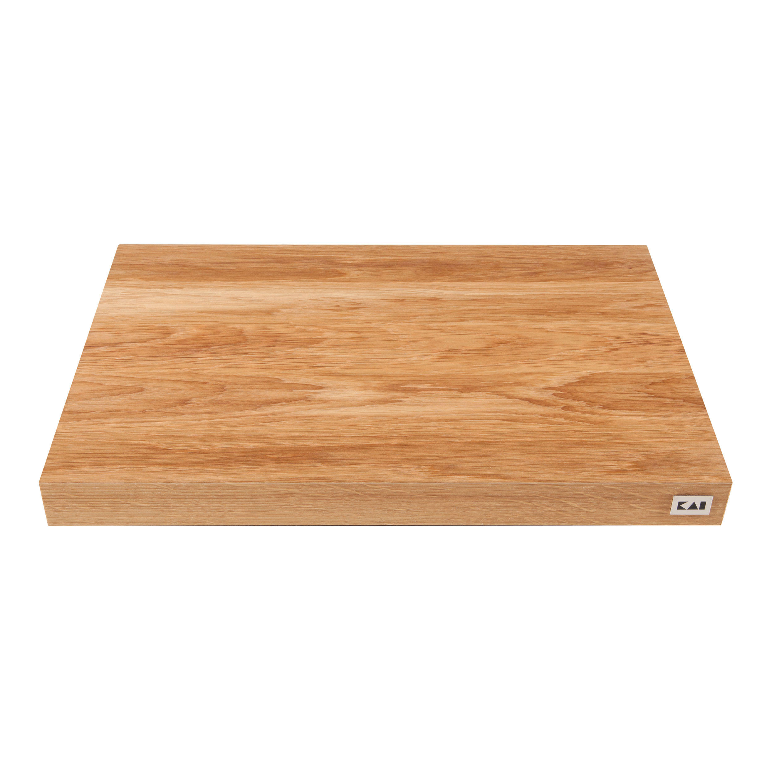 SCHNEIDEBRETT, Eiche - Braun, Metall (27/40cm) - Kai Messer