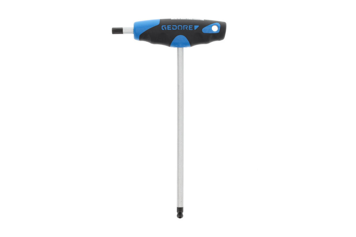 DT 2142 5 WINKELSCHRAUBENDREHER MIT 2K-T-GRIFF 5 MM - Multicolor, Kunststoff/Metall (10/18cm) - Gedore