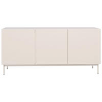 TV-STOLEK Olio vysoký 3-dveřový kašmír 160 cm - kašmírová, kov/kompozitní dřevo (160/72/38.6cm) - Selsey