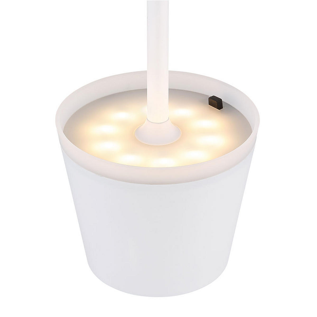 LED AUSSENLEUCHTE Metall Weiß 2er Set - Weiß, Metall (11/11/41cm) - Globo Lighting