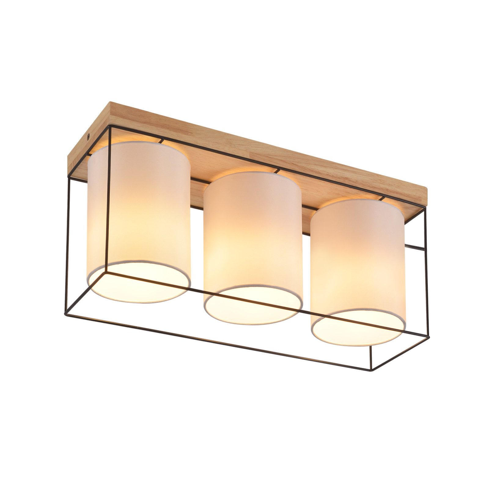 DECKENLEUCHTE Larissara 43/13.5/21 cm - Braun, Metall (43/13.5/21cm) - ZMH