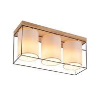 DECKENLEUCHTE Larissara 43/13.5/21 cm - Braun, Metall (43/13.5/21cm) - ZMH