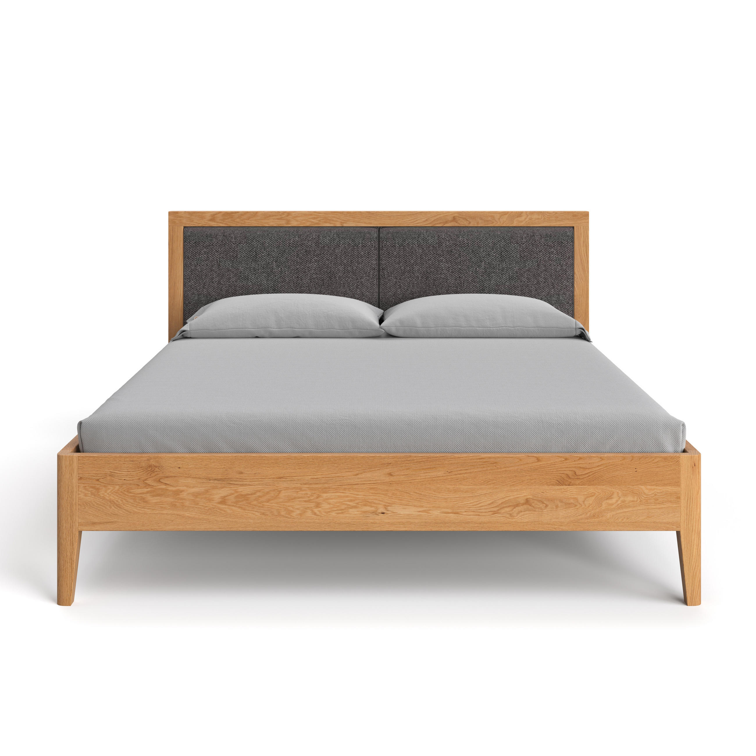 MASSIVHOLZBETT Silva aus Eiche 200x200 cm - Eichefarben/Braun, Holz (200/200cm) - Danzz