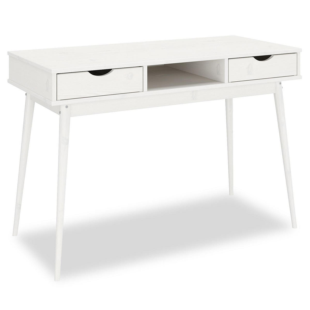 SCHREIBTISCH STEFANO weiß - Weiß, Holz (50/110/75cm) - IDIMEX