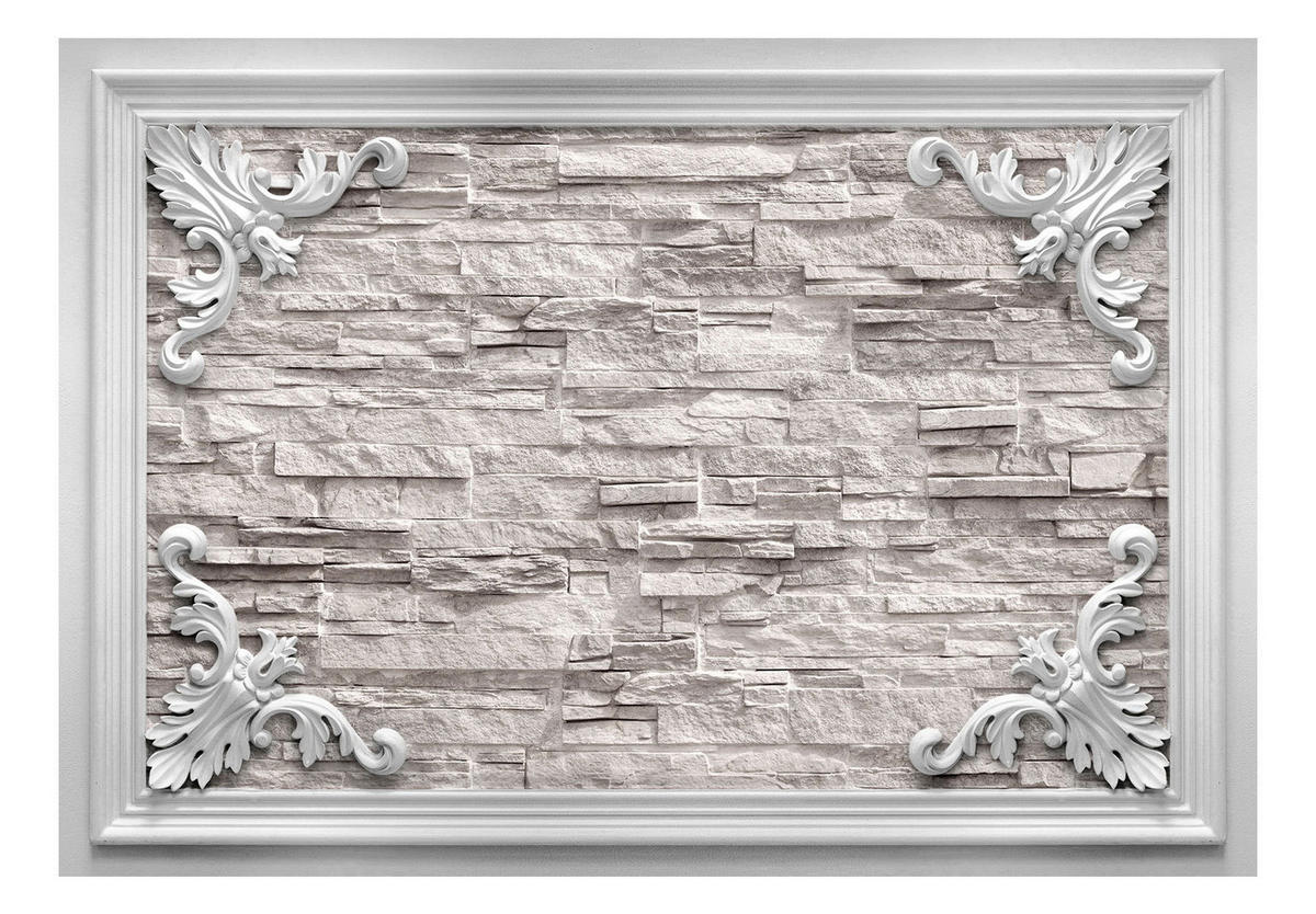 VLIESTAPETE Beige 350/245 cm - Beige/Grau, Textil (350/1cm) - KUNSTLOFT