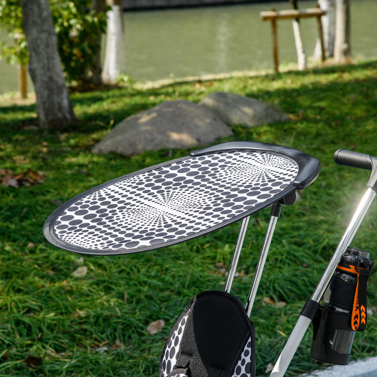 KINDERDREIRAD DE-10439 6-in-1 mit Schiebestange & Dach Weiß - Weiß, Metall (105/47/98cm) - ComfortXL