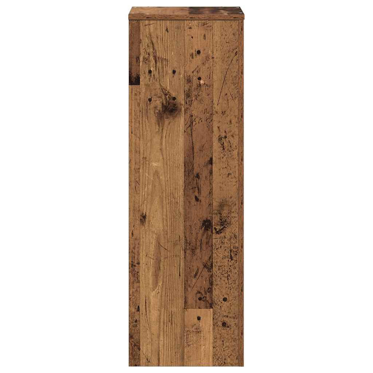 PFLANZENSTÄNDER Altholz-Optik 33/33/100 Cm Holzwerkstoff - Dunkelbraun, Holzwerkstoff (33/100/33cm) - vidaXL