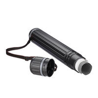 POSTERROLLE - Schwarz, Kunststoff (8/107/8cm) - Relaxdays