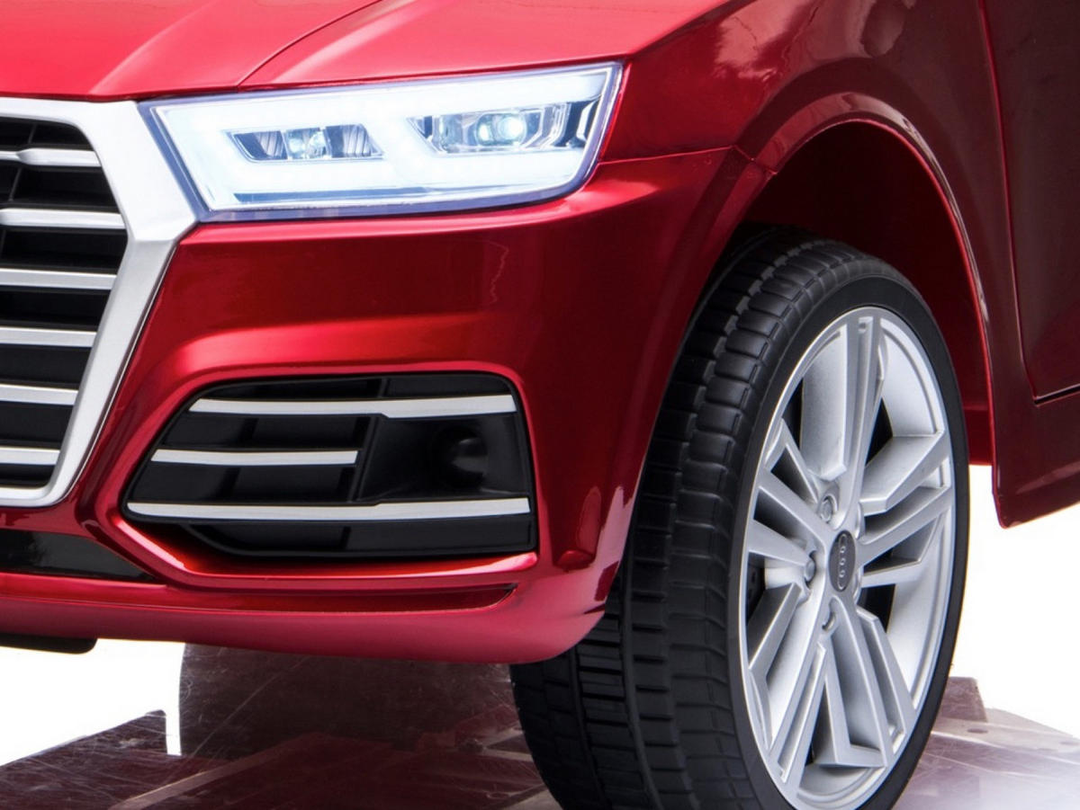 KINDER ELEKTROAUTO Audi Q5 Rot - Rot, Kunststoff (125/75/55cm) - TPFLiving