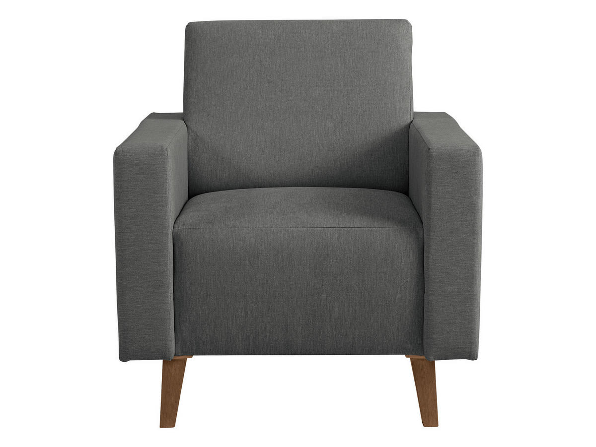 SESSEL Oviedo - Grau, Holz/Kunststoff (75/80/75cm) - MIRJAN24