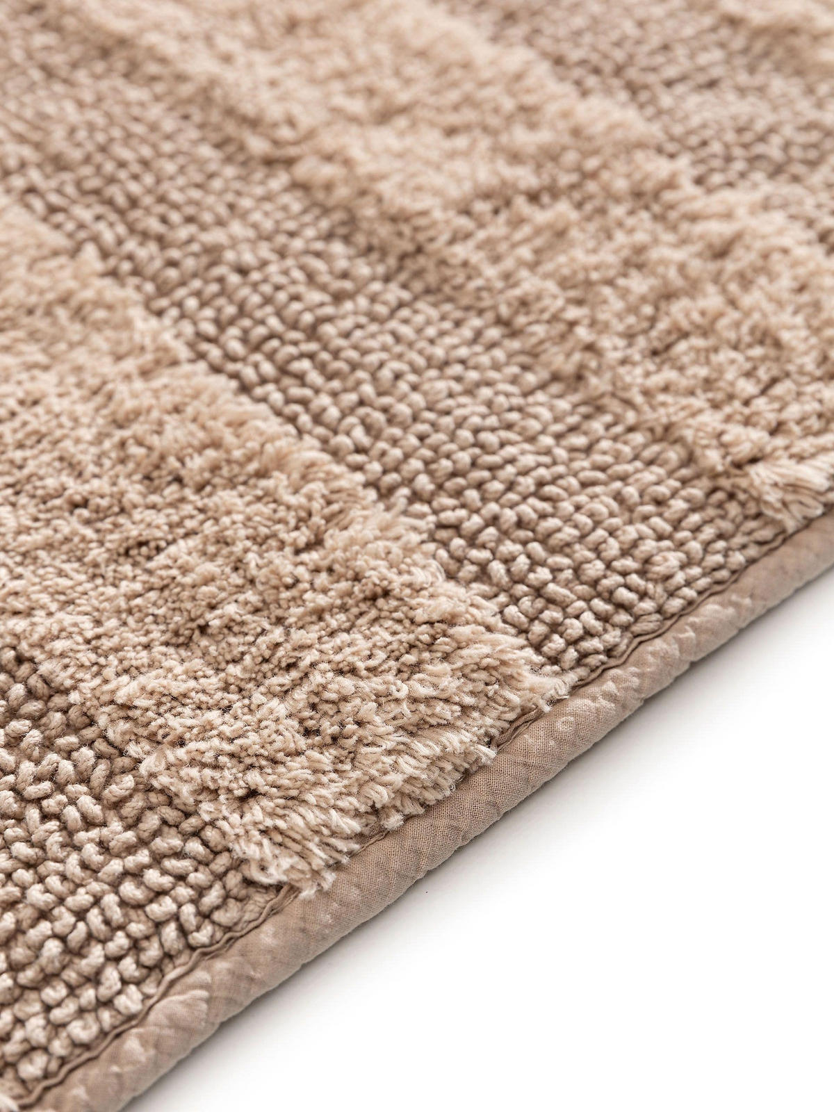 BADEMATTE Ilka Beige 50x80 cm - Beige, Textil (50/80cm) - benuta Nest