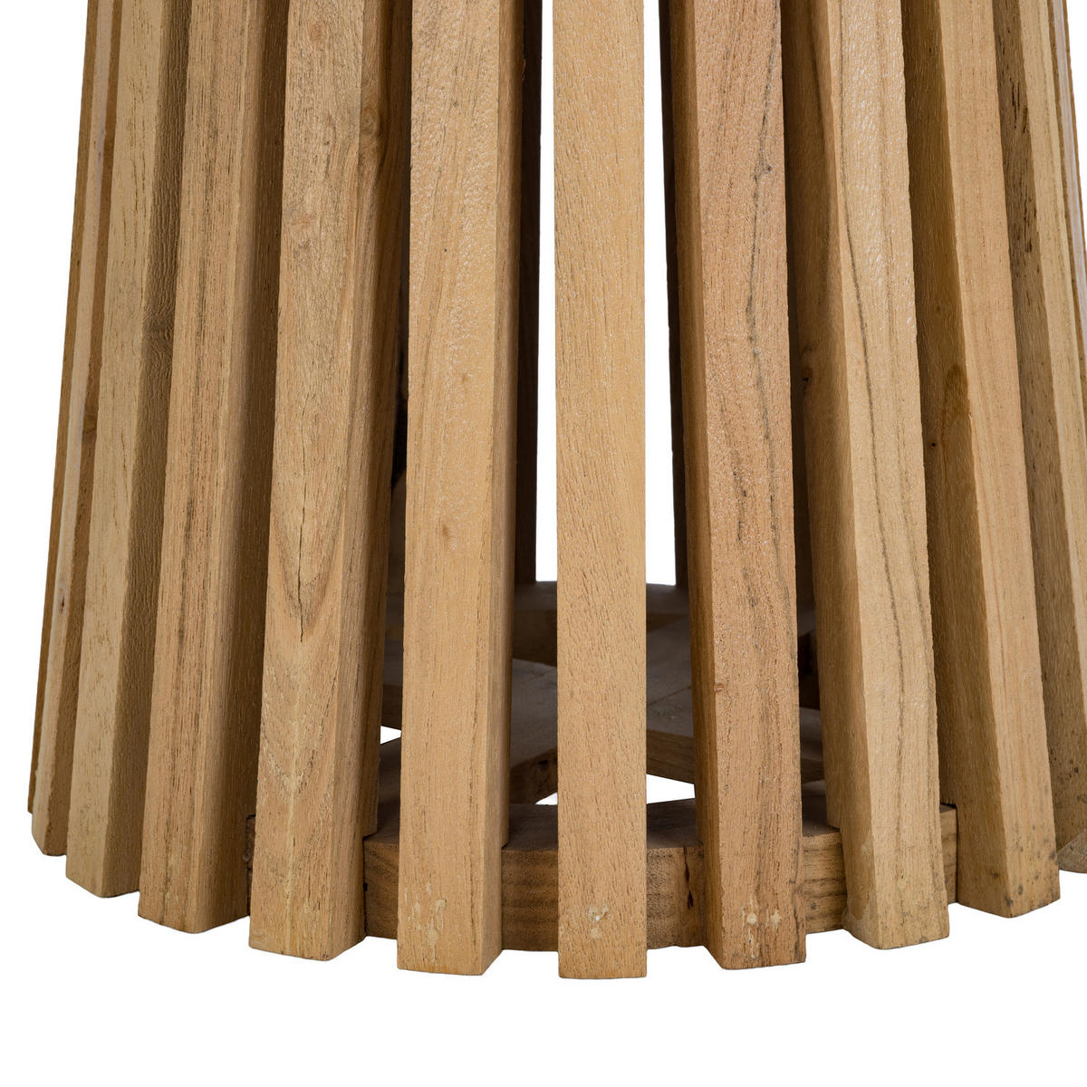 BEISTELLTISCH - Akazie massiv - Braun, Holz (50/50/50cm) - home24