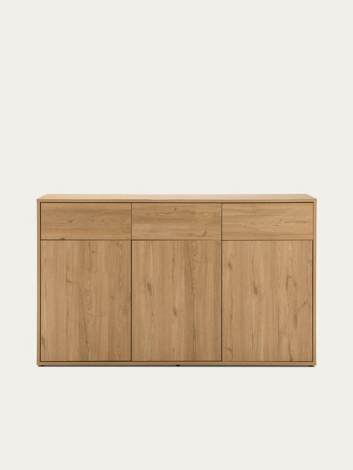 SIDEBOARD Hegas Natur 141.2 cm x 85.1 cm - Braun, Holzwerkstoff (141/85/35cm) - Kenay Home